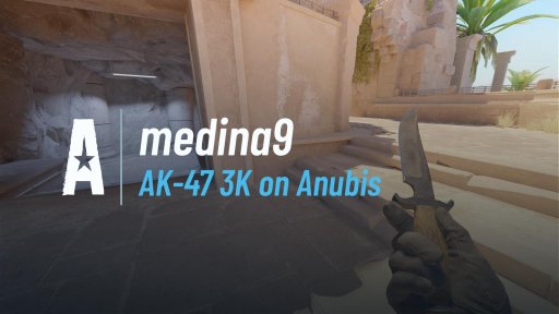 medsh1ne - AK-47 3K on Anubis on Anubis