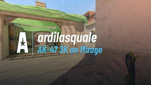 xardii_ - AK-47 3K on Mirage on Mirage