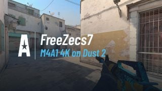 M4A1 4K on Dust 2