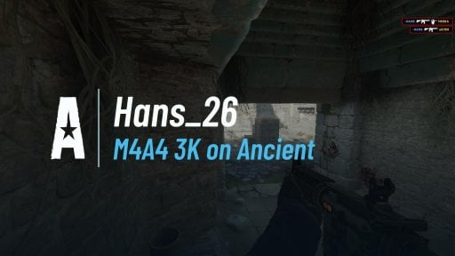 hansss_cs - M4A4 3K on Ancient on Ancient