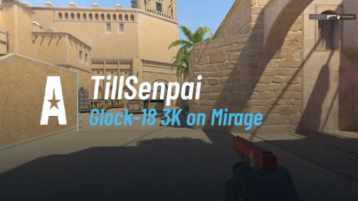 Till_CS - Glock-18 3K on Mirage on Mirage