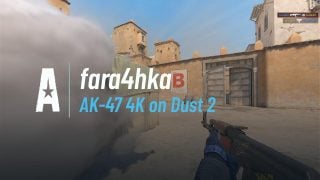 AK-47 4K on Dust 2