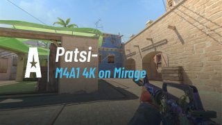 M4A1 4K on Mirage