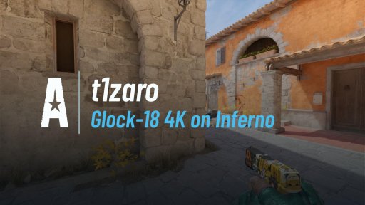 t1zaro - Glock-18 4K on Inferno on Inferno