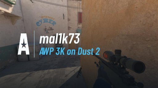 mal1k73 - AWP 3K on Dust 2 on Dust 2