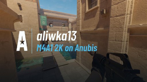 aliwka2k - M4A1 2K on Anubis on Anubis