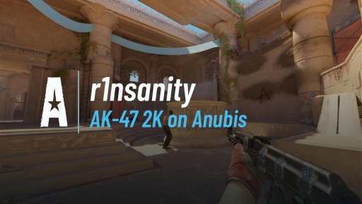 deddua - AK-47 2K on Anubis on Anubis