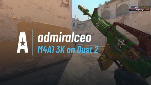 admiralceo - M4A1 3K on Dust 2 on Dust 2
