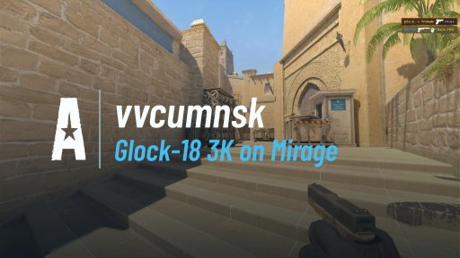 vvcumnsk - Glock-18 3K on Mirage on Mirage