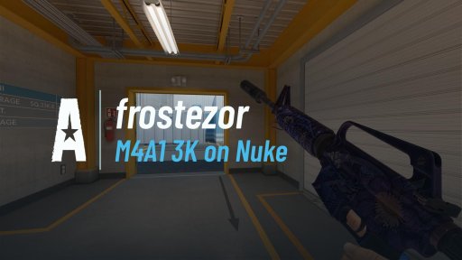 frostezor - M4A1 3K on Nuke on Nuke