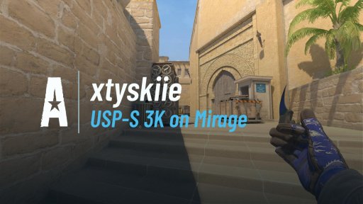 xtyskiie - USP-S 3K on Mirage on Mirage