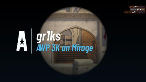 gr1ks - AWP 3K on Mirage on Mirage