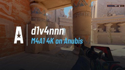 d1v4nnn - M4A1 4K on Anubis on Anubis