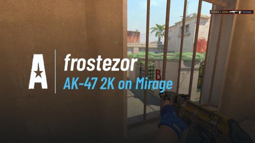 frostezor - AK-47 2K on Mirage on Mirage