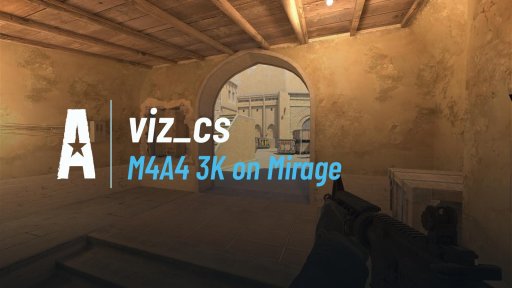 viz_cs - M4A4 3K on Mirage on Mirage