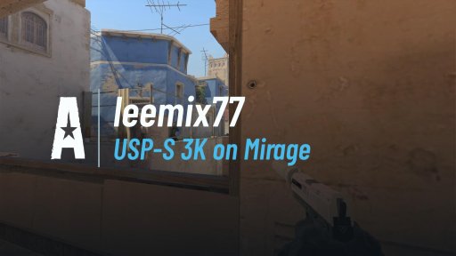 leemix77 - USP-S 3K on Mirage on Mirage