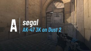 AK-47 3K on Dust 2