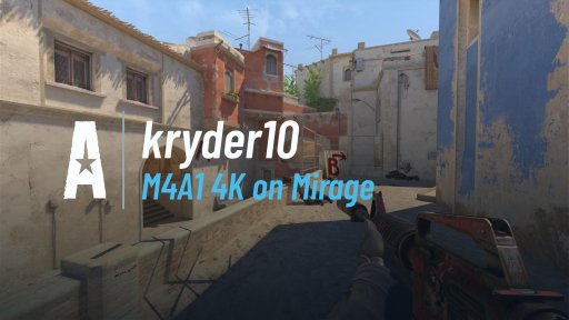 Kryder10 - M4A1 4K on Mirage on Mirage