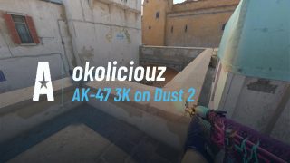 AK-47 3K on Dust 2