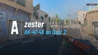 AK-47 4K on Dust 2