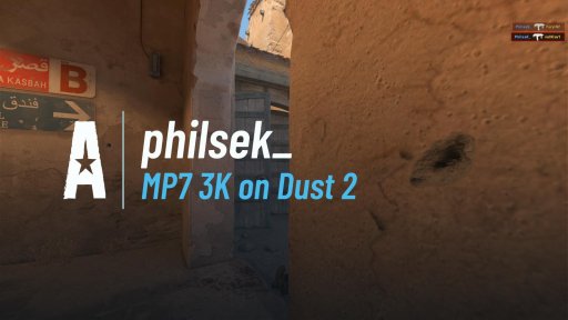PhiLseK_ - MP7 3K on Dust 2 on Dust 2