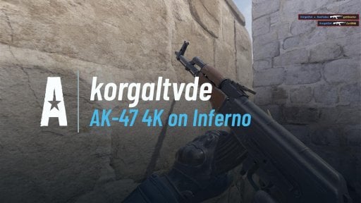 KorgalTVDE - AK-47 4K on Inferno on Inferno