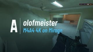 M4A4 4K on Mirage