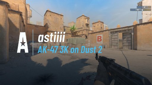 Astiiii - AK-47 3K on Dust 2 on Dust 2