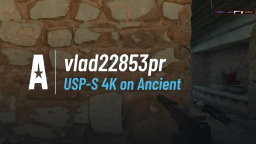 vlad22853pr - USP-S 4K on Ancient on Ancient