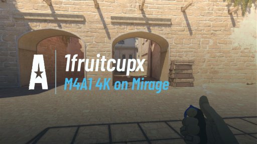 1Fruitcupx - M4A1 4K on Mirage on Mirage
