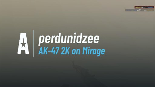 perdunidzee - AK-47 2K on Mirage on Mirage