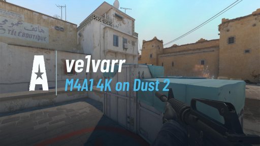 ve1varr - M4A1 4K on Dust 2 on Dust 2
