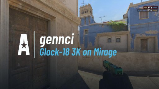 gennci - Glock-18 3K on Mirage on Mirage