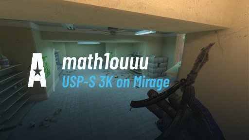 Math1ouuu - USP-S 3K on Mirage on Mirage