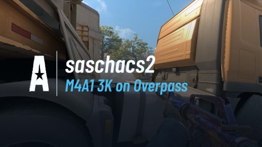 saschaCS2 - M4A1 3K on Overpass on Overpass
