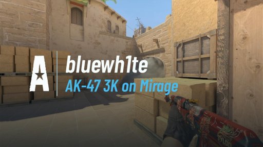 bluewh1te - AK-47 3K on Mirage on Mirage