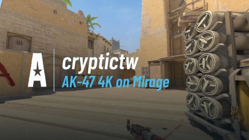CrypticTW - AK-47 4K on Mirage on Mirage