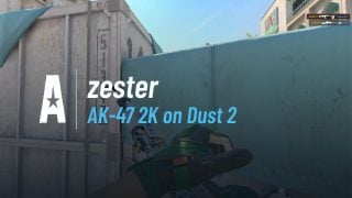 AK-47 2K on Dust 2