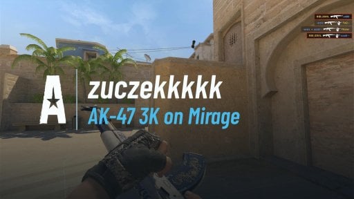 Zuczekkkkk - AK-47 3K on Mirage on Mirage