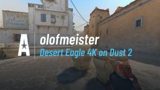 Desert Eagle 4K on Dust 2