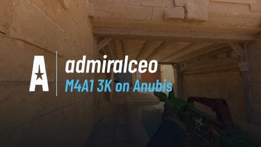 admiralceo - M4A1 3K on Anubis on Anubis