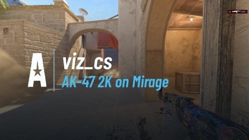 viz_cs - AK-47 2K on Mirage on Mirage