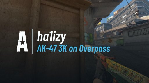 gg_ha1zy - AK-47 3K on Overpass on Overpass