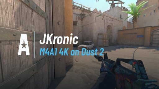 JKronic - M4A1 4K on Dust 2 on Dust 2