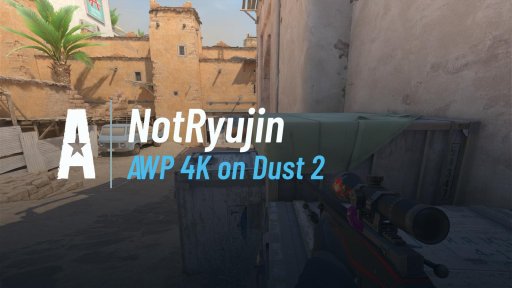 NotRyxjin - AWP 4K on Dust 2 on Dust 2