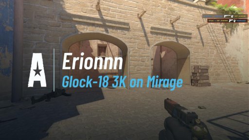 Er1oniCS - Glock-18 3K on Mirage on Mirage