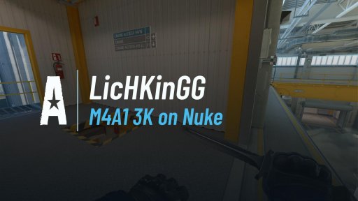 lLicHKinGGI - M4A1 3K on Nuke on Nuke