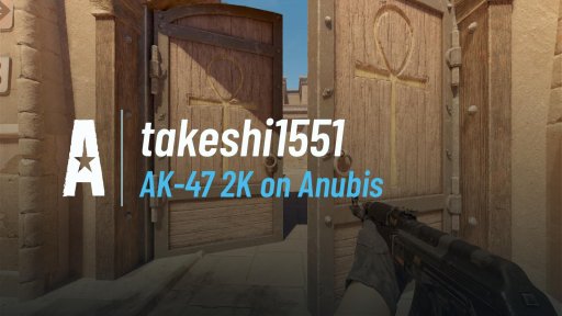 rndm1551 - AK-47 2K on Anubis on Anubis