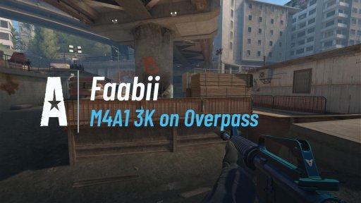 faabii_cs - M4A1 3K on Overpass on Overpass
