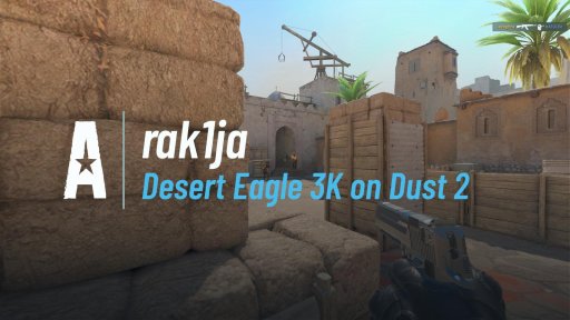 rak1jaTJM - Desert Eagle 3K on Dust 2 on Dust 2